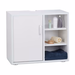 Vous êtes à la recherche d’un meuble de dessous de lavabo élégant pour votre salle de bain? Cette armoire de salle de bain à  ...