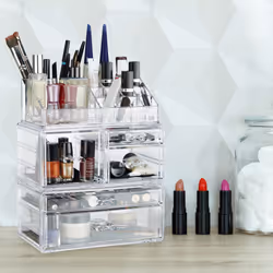 Relaxdays 4052025949303 organisateur de maquillage