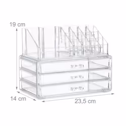 Relaxdays 4052025949358 organisateur de maquillage