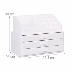 Relaxdays 4052025949365 organisateur de maquillage