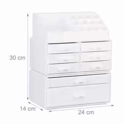 Relaxdays 4052025949389 organisateur de maquillage