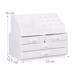 Relaxdays 4052025949402 organisateur de maquillage