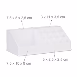 Relaxdays 4052025949402 organisateur de maquillage