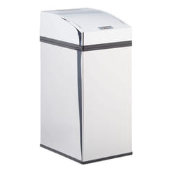 Relaxdays 4052025949716 poubelle Rectangulaire Acier inoxydable