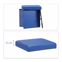 Relaxdays 4052025950873 pouf Pouffe/ottomane Carré