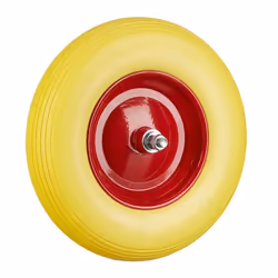 Relaxdays 4052025951160, Pneu, Caoutchouc, Rouge, Jaune, 1 pièce(s), 100 kg, 90 mm