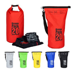 Relaxdays 4052025951658 Sac sec Noir, Rouge 20 L Fer, Plastique