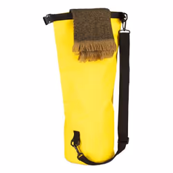Relaxdays 4052025951696 Sac sec Noir, Jaune 10 L Plastique
