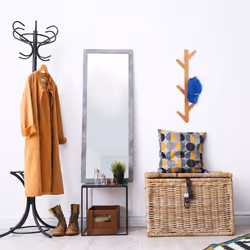 Relaxdays 4052025951900 porte-manteaux Mural 6 crochet(s) Marron