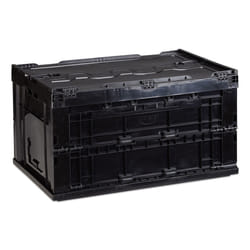 Relaxdays 4052025952327 Boîte de rangement Rectangulaire Plastique Noir