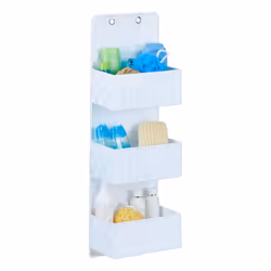 Relaxdays 4052025952518, Crochet, Plastique, Blanc, Monochromatique, Cosmétiques, 2,5 kg
