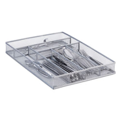 Relaxdays 4052025952808 bac de rangement de bureau Acier Argent