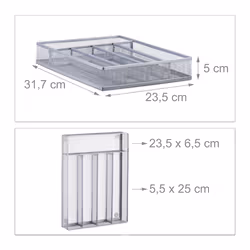 Relaxdays 4052025952822 module de classement de bureau Métal Argent