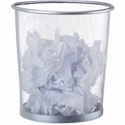 Si vous souhaitez disposer d’une corbeille à papier qui en plus de remplir ses fonctions de base est élégante, alors cette po ...