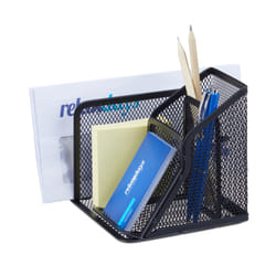 Relaxdays 4052025953515 bac de rangement de bureau Acier Noir