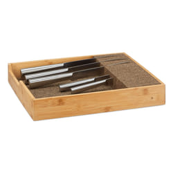 Relaxdays 4052025955113 module de classement de bureau Bambou, Liège Bois