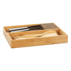 Relaxdays 4052025955120 module de classement de bureau Bambou, Liège Bois