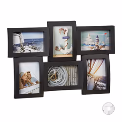 Relaxdays 4052025955540, Multi cadre, Noir, 475 mm, 30 mm, 330 mm, 500 g