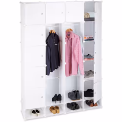 Créez une armoire modulable selon vos souhaits grâce au système d’assemblage à clipser. Les cubes en plastique robustes offre ...