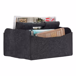 Relaxdays 4052025956066, Panier de rangement, Anthracite, Rectangulaire, Feutrine, Monochromatique, Intérieure