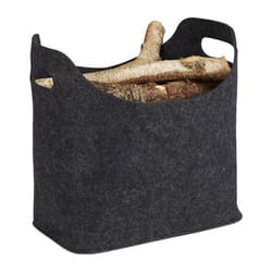 Relaxdays 10021972_139 Panier de rangement Autres Feutrine Anthracite
