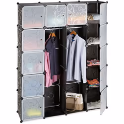 Créez une armoire modulable selon vos souhaits grâce au système d’assemblage à clipser. Les cubes en plastique robustes offre ...