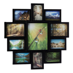 Relaxdays 4052025956639 cadre photos Multi cadre Noir