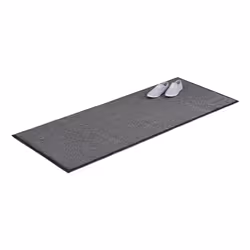 Relaxdays 4052025958084, Paillasson décoratif, Intérieure, Rectangulaire, Noir, Gris, Monochromatique, Polyester