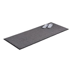 Relaxdays 4052025958084 paillasson Paillasson décoratif Intérieure Rectangulaire Noir, Gris
