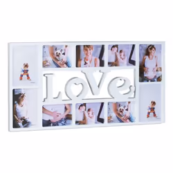 Relaxdays 10021856_49, Multi cadre, Blanc, Rectangulaire, 720 mm, 20 mm, 365 mm