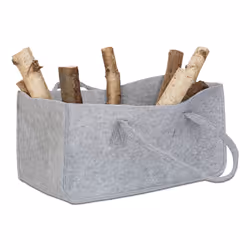 Relaxdays 4052025961824, Range-bûches, Gris, 250 mm, 500 mm, 250 mm, 500 g