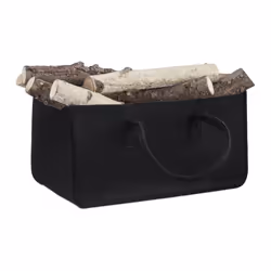 Relaxdays 10021755_46, Panier de rangement, Noir, Rectangulaire, Feutrine, Monochromatique, Intérieure