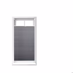 Relaxdays Store vénitien sans perçage volet fenêtre gris 60 x 130 cm laisse passer la lumière gris