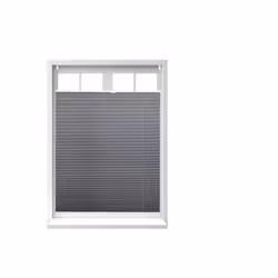 Relaxdays Store vénitien sans perçage volet fenêtre gris 90 x 130 cm laisse passer la lumière gris