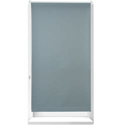 Relaxdays - Store enrouleur occultant, sans perçage, protège de la chaleur, portes, fenêtres, 90x210 cm, tissu 86 cm, gris