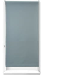 Relaxdays - Store enrouleur occultant, sans perçage, protège de la chaleur, portes, fenêtres, 70x210 cm, tissu 66 cm, gris