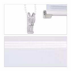 Relaxdays 4052025963026 store de fenêtre Manuel Slatted Store à rouleau jour et nuit Blanc - Vue supplémentaire 6