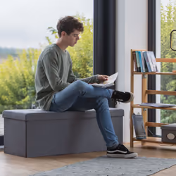 Relaxdays 4052025963903 pouf Pouffe/ottomane Rectangle