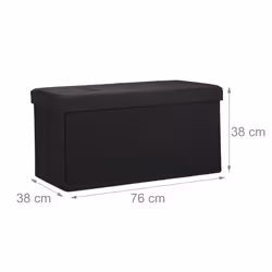 Relaxdays 4052025963941 pouf Pouffe/ottomane Rectangle