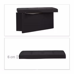 Relaxdays 4052025963941 pouf Pouffe/ottomane Rectangle