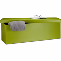 Ce pouf d'une capacité de rangement de 140 litres vous offre de nombreuses possibilités de stockage. Remplissez ce tabouret d ...