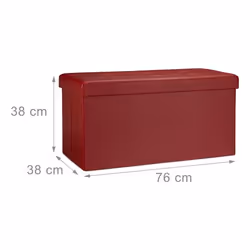 Relaxdays 4052025964009 pouf Pouffe/ottomane Rectangle