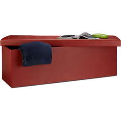 Ce pouf d'une capacité de rangement de 140 litres vous offre de nombreuses possibilités de stockage. Remplissez ce tabouret d ...