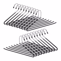 Relaxdays 4052025964818, Fer, Plastique, Noir, Argent, 1 pièce(s), 350 mm, 50 mm, 180 mm