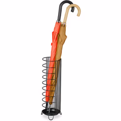 Ce porte-parapluie à la fois élégant et fonctionnel est l’accessoire idéal pour votre entrée ! Il s’intégrera également parfa ...