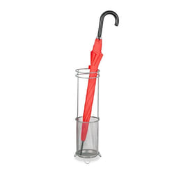 Relaxdays 10047528_55 Porte-parapluies Acier Argent