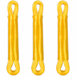 Ce lot pratique de 3 cordes à linge vous permet de rapidement faire sécher vos vêtements mouillés. Il vous suffit de tendre l ...