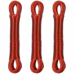 Ce lot pratique de 3 cordes à linge vous permet de rapidement faire sécher vos vêtements mouillés. Il vous suffit de tendre l ...