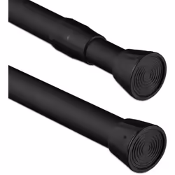 Description générale Cette tringle télescopique est un accessoire polyvalent qui peut servir de tringle à rideau, barre de do ...
