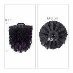 Relaxdays 4052025967697 pièce de rechange de brosse de toilette